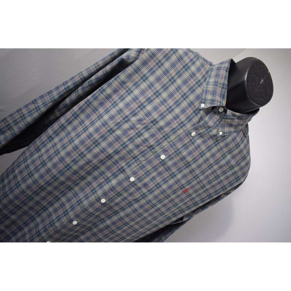 Polo Ralph Lauren‎ Dress Shirt Classic Fit Plaid Long Sleeve Mens Size 17.5 XL - Picture 4 of 8